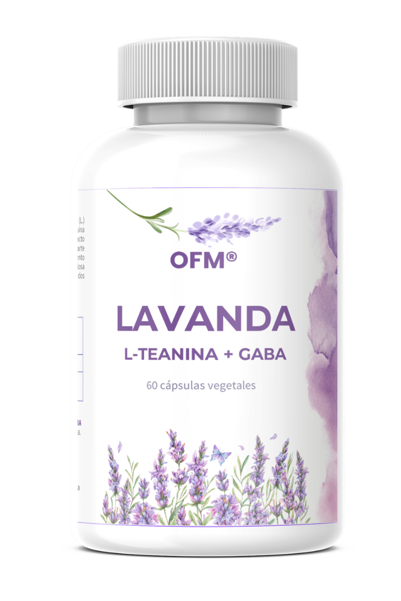 Lavanda con L-Teanina y GABA OFM — suplemento OFM Health