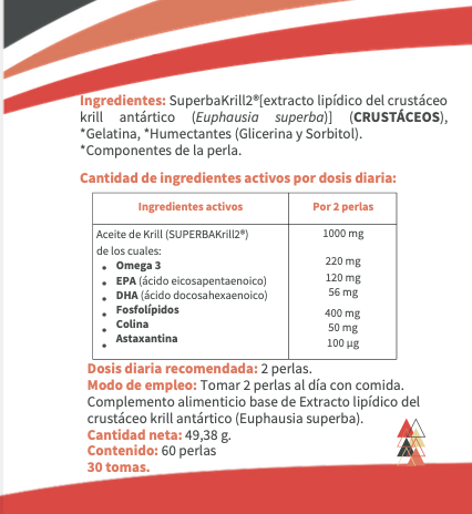 Aceite de Krill Superba2. Omega 3.