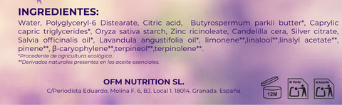 Desodorante natural HANA by Odile Fernández con lavanda y salvia