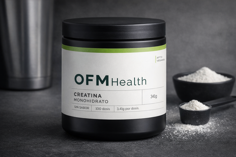 Creatina monohidrato OFM 341 g micronizada 200 mesh