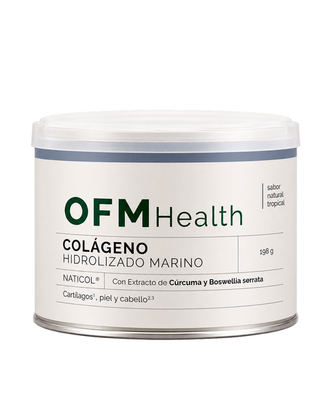 Colágeno Marino Hidrolizado NATICOL con Cúrcuma y Boswellia - OFM Health 198 g
