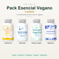Pack Esencial Vegano 3 meses · Vitamina D3, Melotime, Omega 3 vegano y Mag4nesio · OFM Health